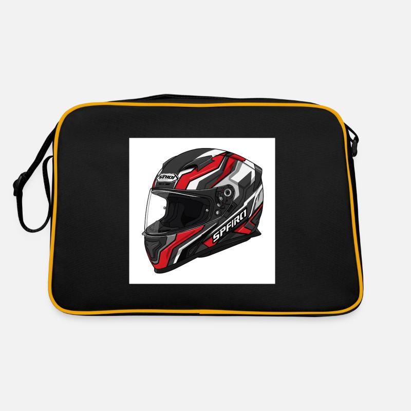 Casques pour pilotes de course : aérodynamisme et design Sac Retro