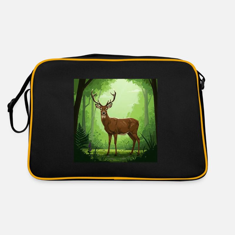 Deer - Nature Conservation - Forest Retro Bag