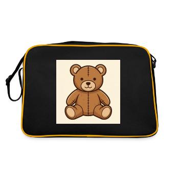 Mon ami l’ours en peluche câlin - Sac Retro - noir/or - Dos