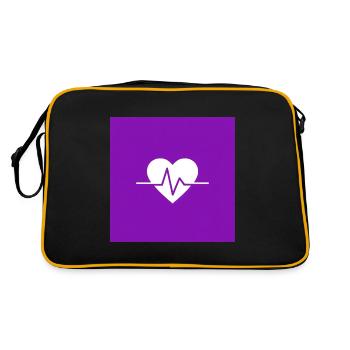 Le rythme de la vie - Vitalité palpitante - Sac Retro - noir/or - Dos