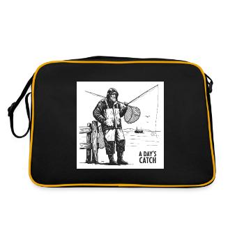 From Hook to Catch: The World of Fishing - Retro Bag - black/gold - Back