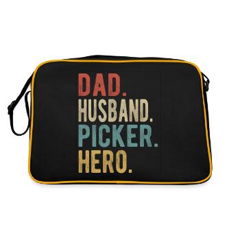 Picker Papa Mari Héros - Sac Retro - noir/or - Dos