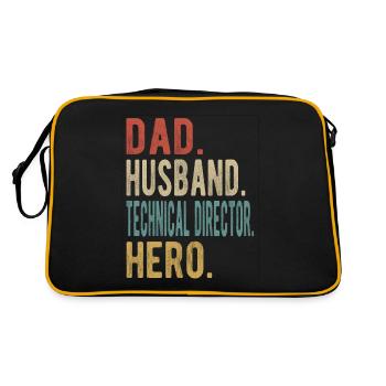 Directeur technique Papa Husband Held - Sac Retro - noir/or - Dos
