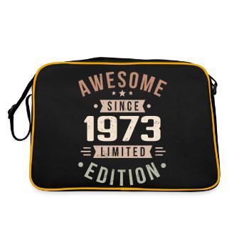 Original 1973 Vintage Vintage anniversaire 1973 - Sac Retro - noir/or - Dos