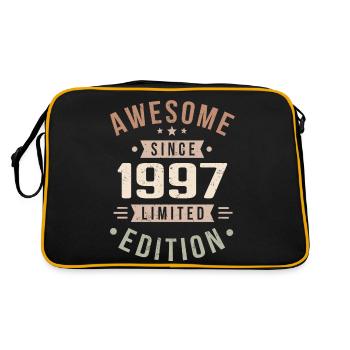 Original 1997 Vintage Vintage Birthday 1997 - Retro Bag - black/gold - Back