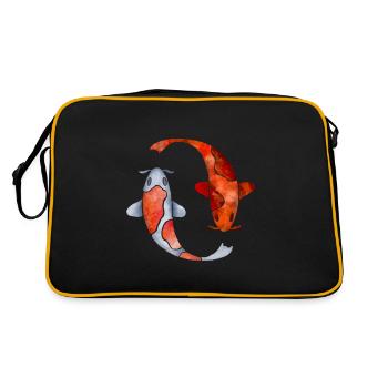 Koi - Retro Bag - black/gold - Back
