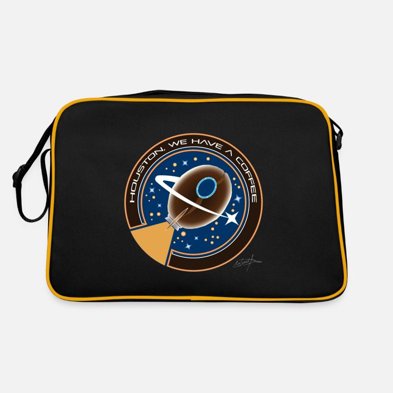 D19 Houston nous avons un café Sac Retro