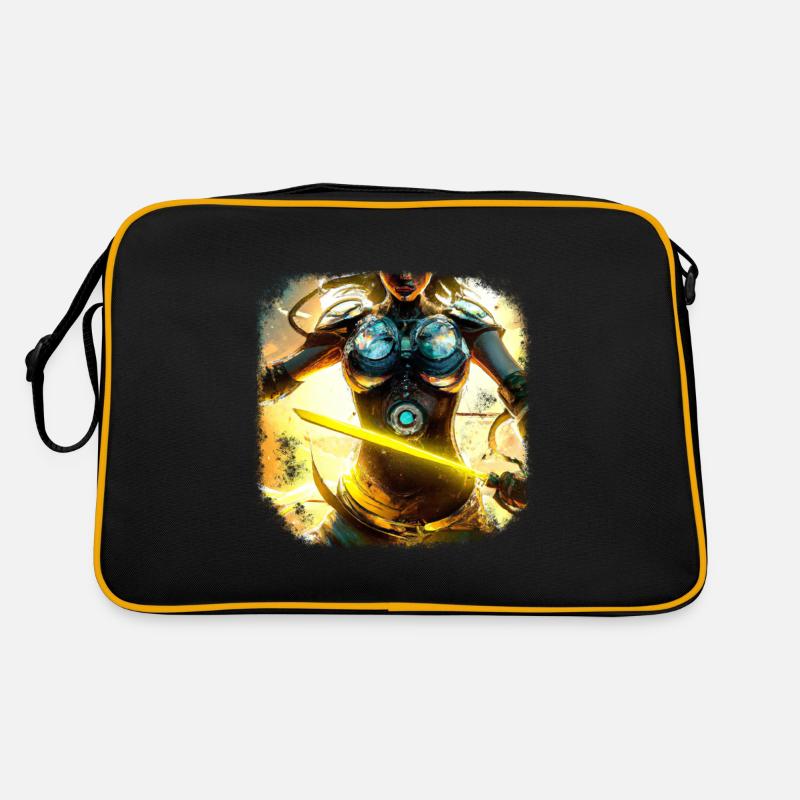 Héroïne de jeu avec épée Sac Retro