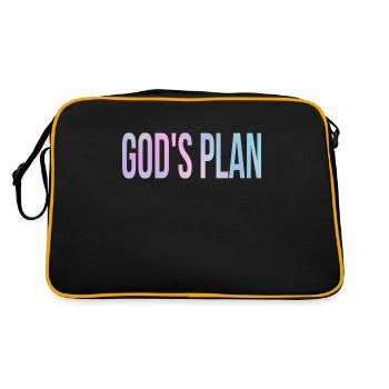 God's Plan - Sac Retro - noir/or - Dos