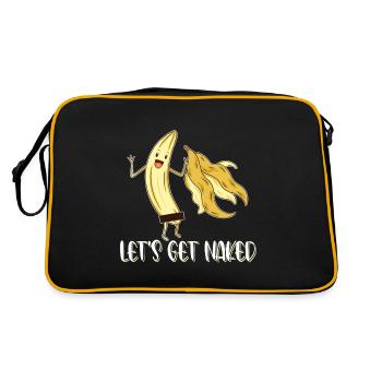 Banane - Sac Retro - noir/or - Dos