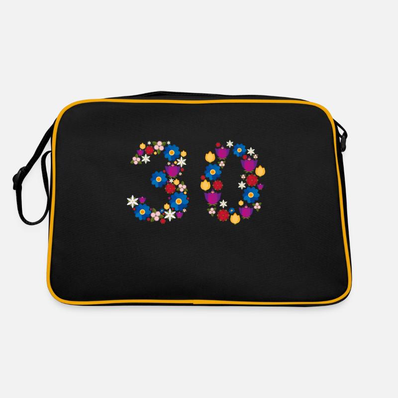 Fleurs 30 Sac Retro