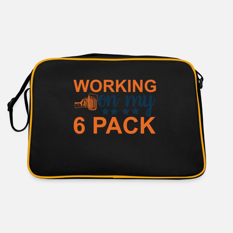 6er pack Retro Tasche