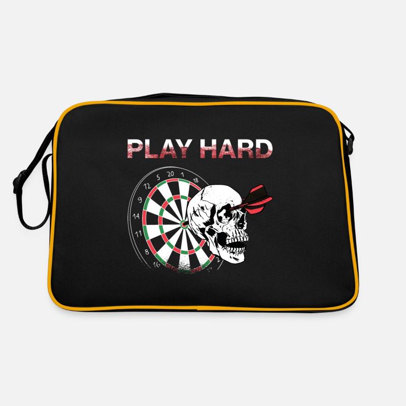 Funny Dart Discs Competition Darts Retro Bag
