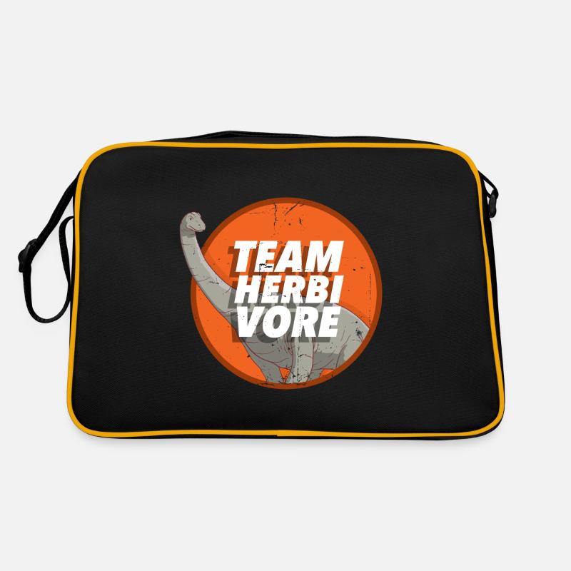 Vegan Veganer - Sac Retro - noir/or