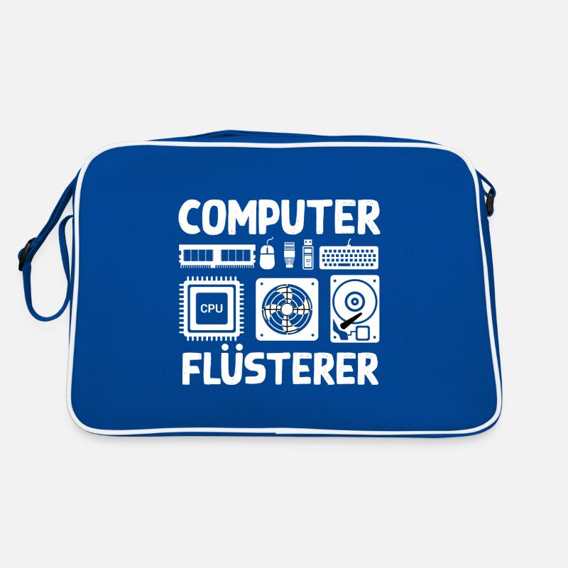 Computerflüsterer Informatiker Nerd Geek Für Retro Tasche