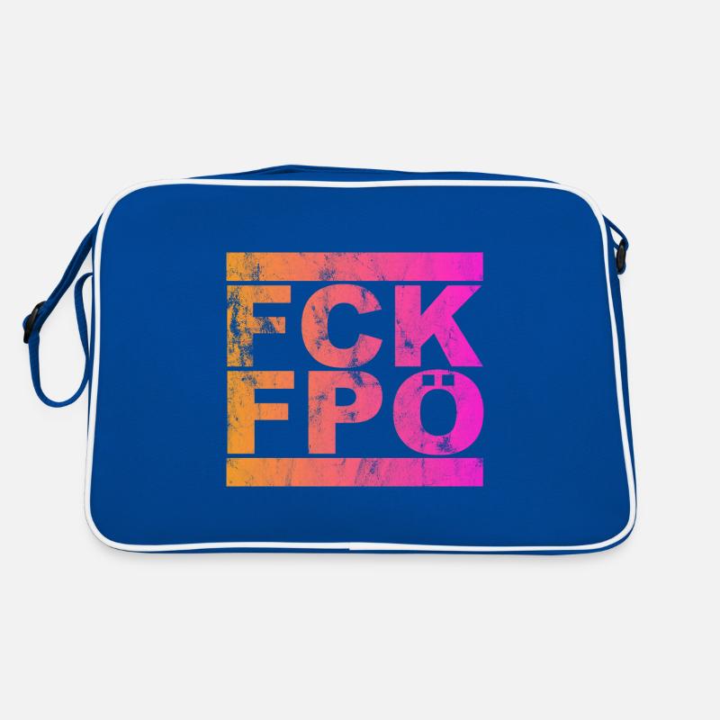 FCK FPÖ - Setting an example against the right (vintage) Retro Bag