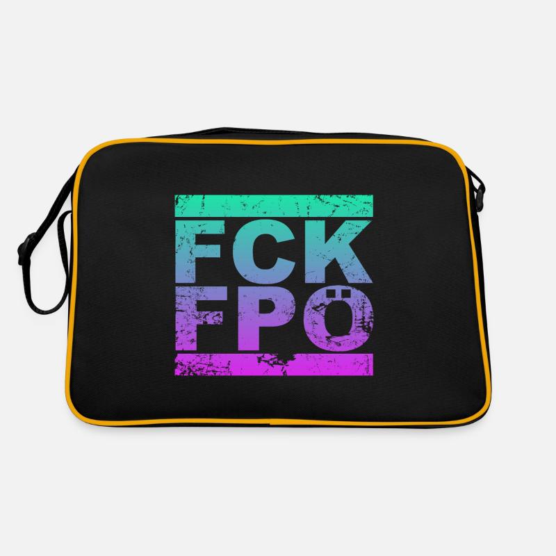 FCK FPÖ - Setting an example against the right (vintage) Retro Bag