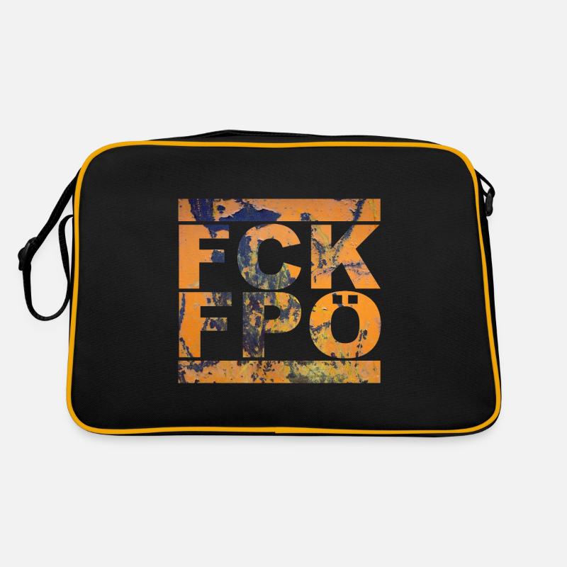 FCK FPÖ - Setting an example against the right (vintage) Retro Bag
