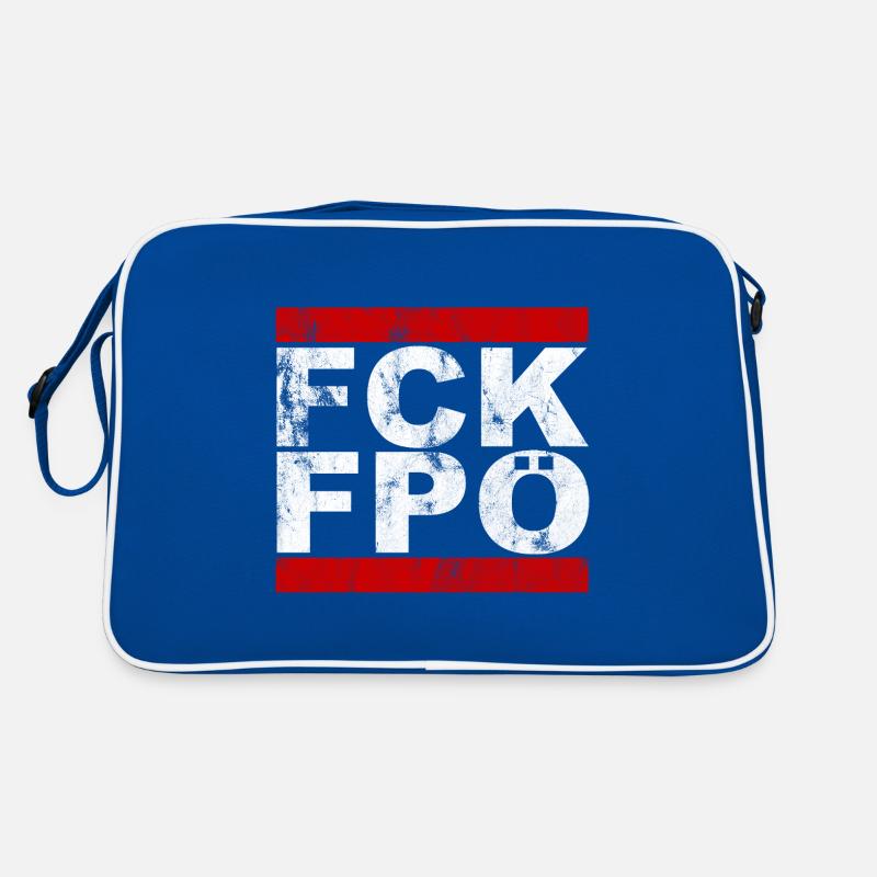 FCK FPÖ - Setting an example against the right (vintage) Retro Bag