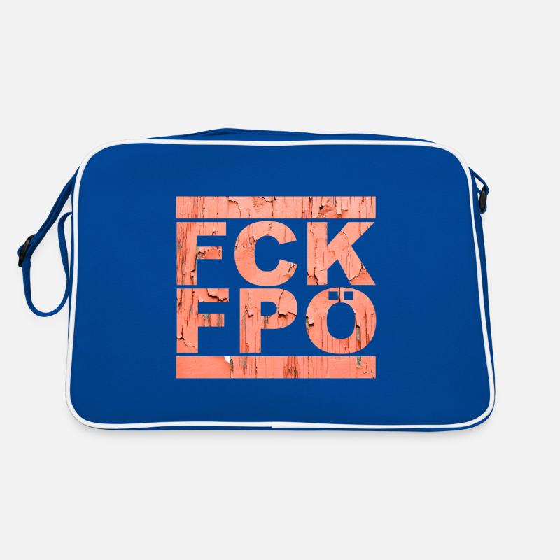 FCK FPÖ - Setting an example against the right Retro Bag