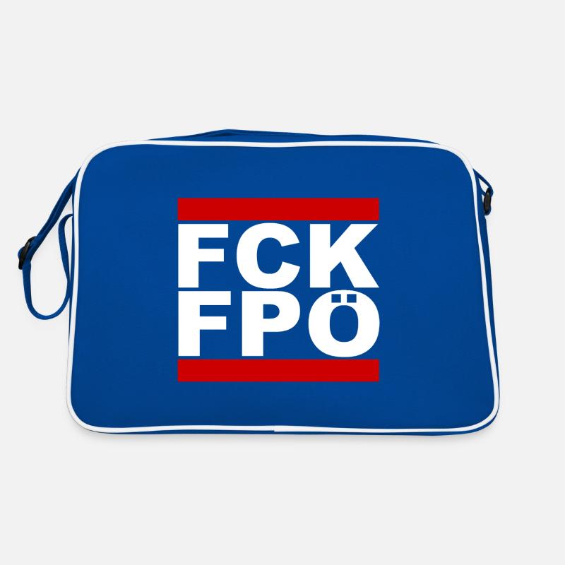 FCK FPÖ - Setting an example against the right Retro Bag