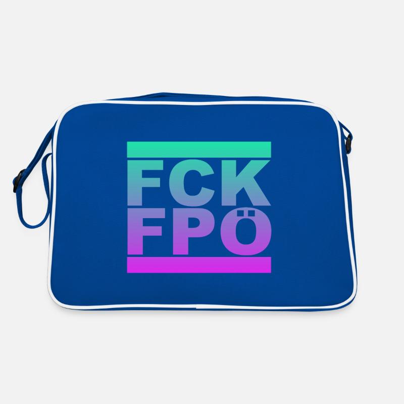 FCK FPÖ - Zeichen setzen gegen Rechts Retro Tasche