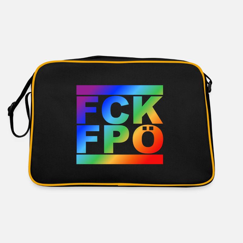 FCK FPÖ - LGBTQ - Setting an example against the right Retro Bag