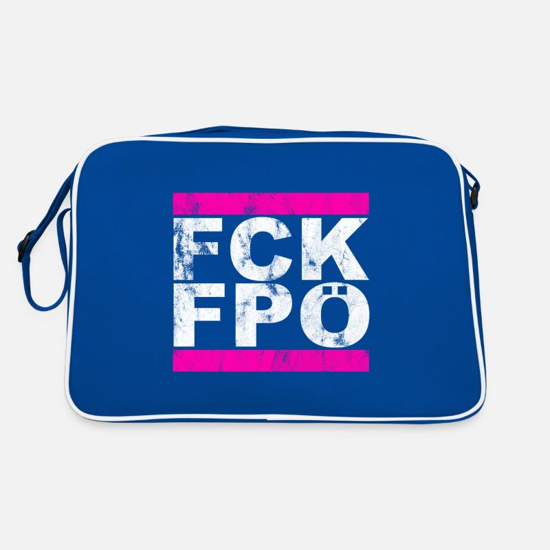 FCK FPÖ - Setting an example against the right Retro Bag