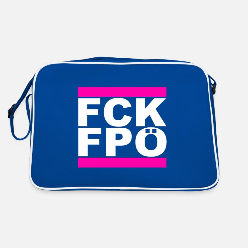 FCK FPÖ - Zeichen setzen gegen Rechts Retro Tasche