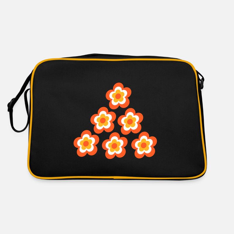 70s Flower Pattern Retro Bag
