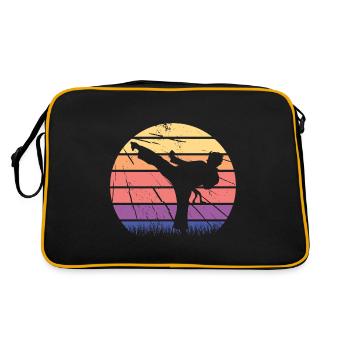 Artiste martial karaté arts martiaux arts martiaux - Sac Retro - noir/or - Dos