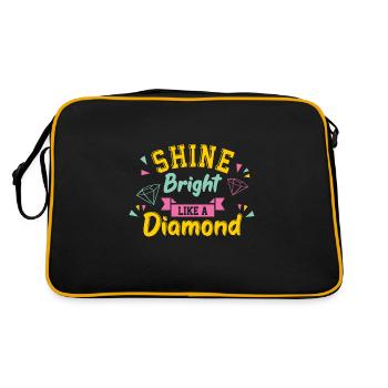 Diamond - Retro Bag - black/gold - Back