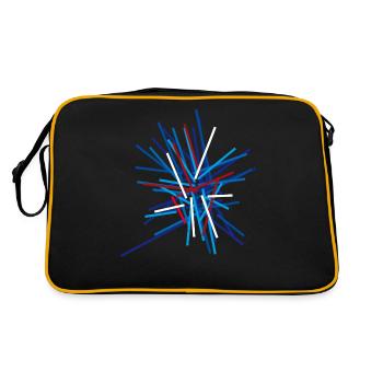 abstract - Retro Bag - black/gold - Back