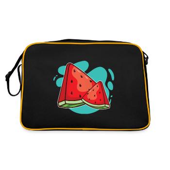 watermelon - Retro Bag - black/gold - Back