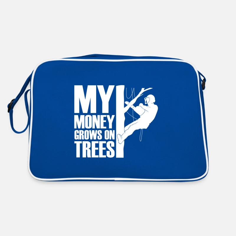 Baume grimage Arborist Baumkletterer Sac Retro