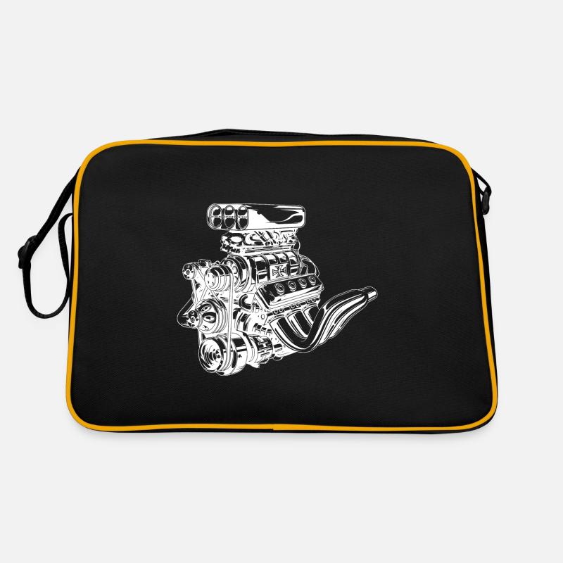 Engine Gift Car Car Fans Mechanics Retro Bag