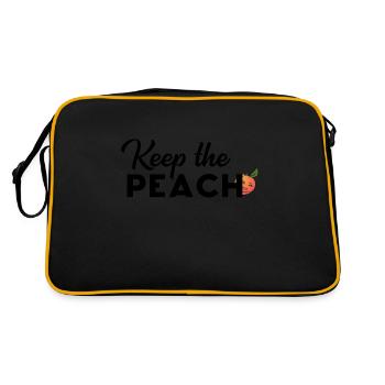 keep the peach - Sac Retro - noir/or - Dos