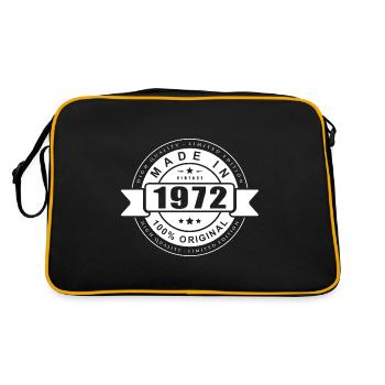 MADE IN 1972 - Sac Retro - noir/or - Dos