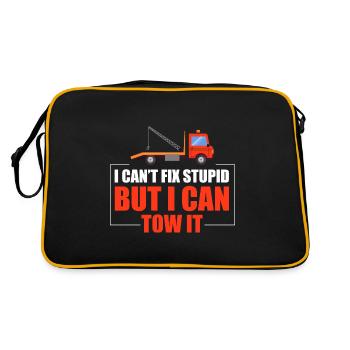 Tow truck Towing service Tow truck - Retro Bag - black/gold - Back