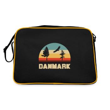 denmark denmark gift - Retro Bag - black/gold - Back