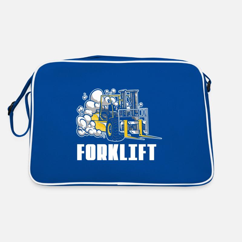 Forklift driver forklift logistics warehouseist Retro Bag