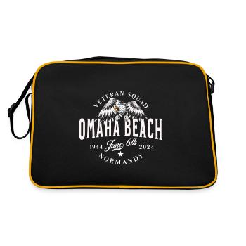 Omaha Beach june 6th - Sac Retro - noir/or - Dos