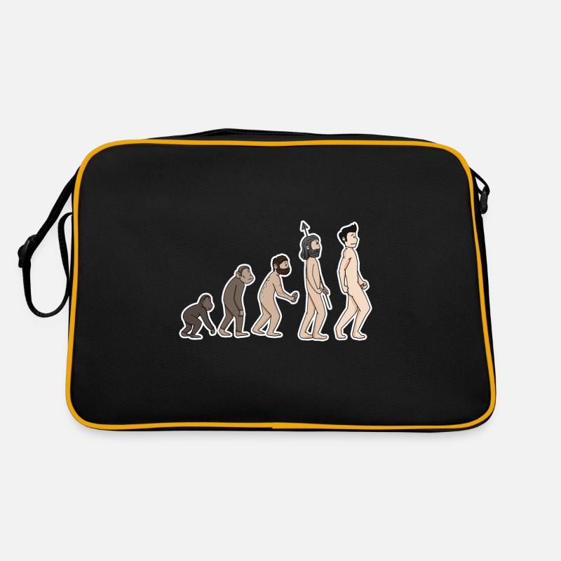 Evolution - Retro Tasche - Schwarz/Gold