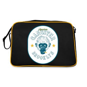 Brooklyn Gangsters - Retro Bag - black/gold - Back