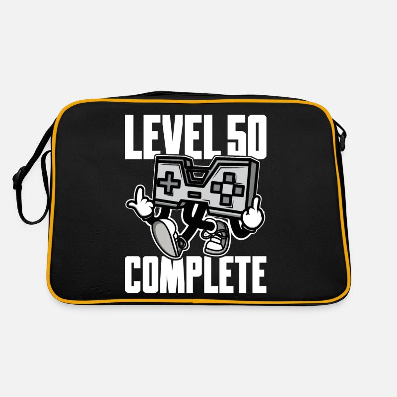 Level 50 Complete Birthday Gift 50 Years Retro Bag