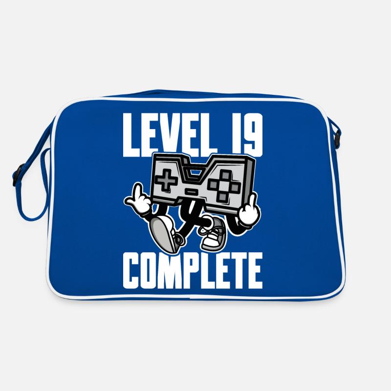 Level 19 Complete Birthday Gift 19 Years Retro Bag