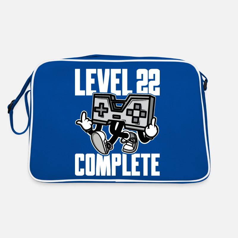 Level 22 Complete Geburtstagsgeschenk 22 Jahre Retro Tasche