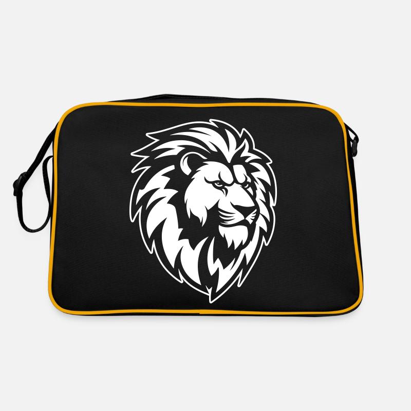 Lion Porte Head Sac Retro