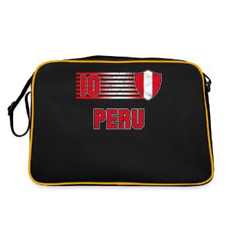 Pérou - Sac Retro - noir/or - Dos