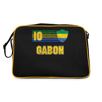 Gabon - Retro Bag - black/gold - Back